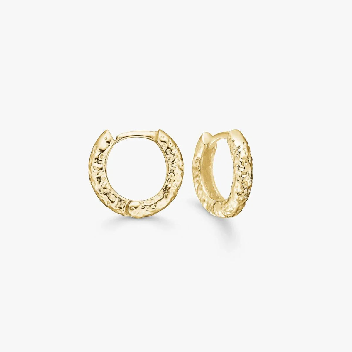 Scoria Creoler 18K Guldbelagt 10mm