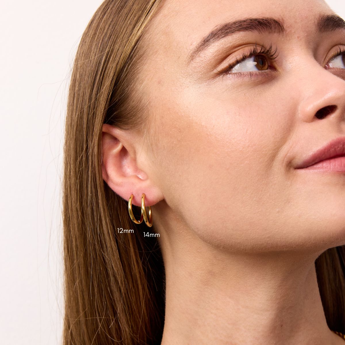 Classic Creoler 18K Guldbelagt 14mm