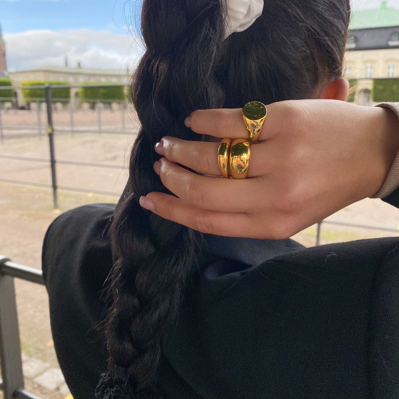 Classic Dome Ring 18K Guldbelagt