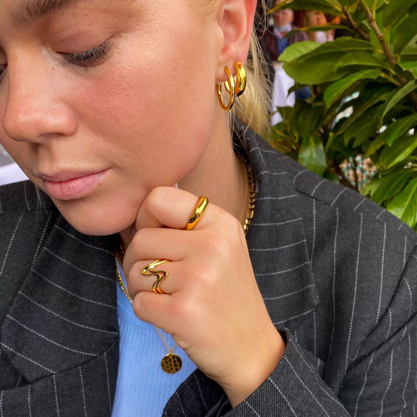 Wave Ring 18K Guldbelagt
