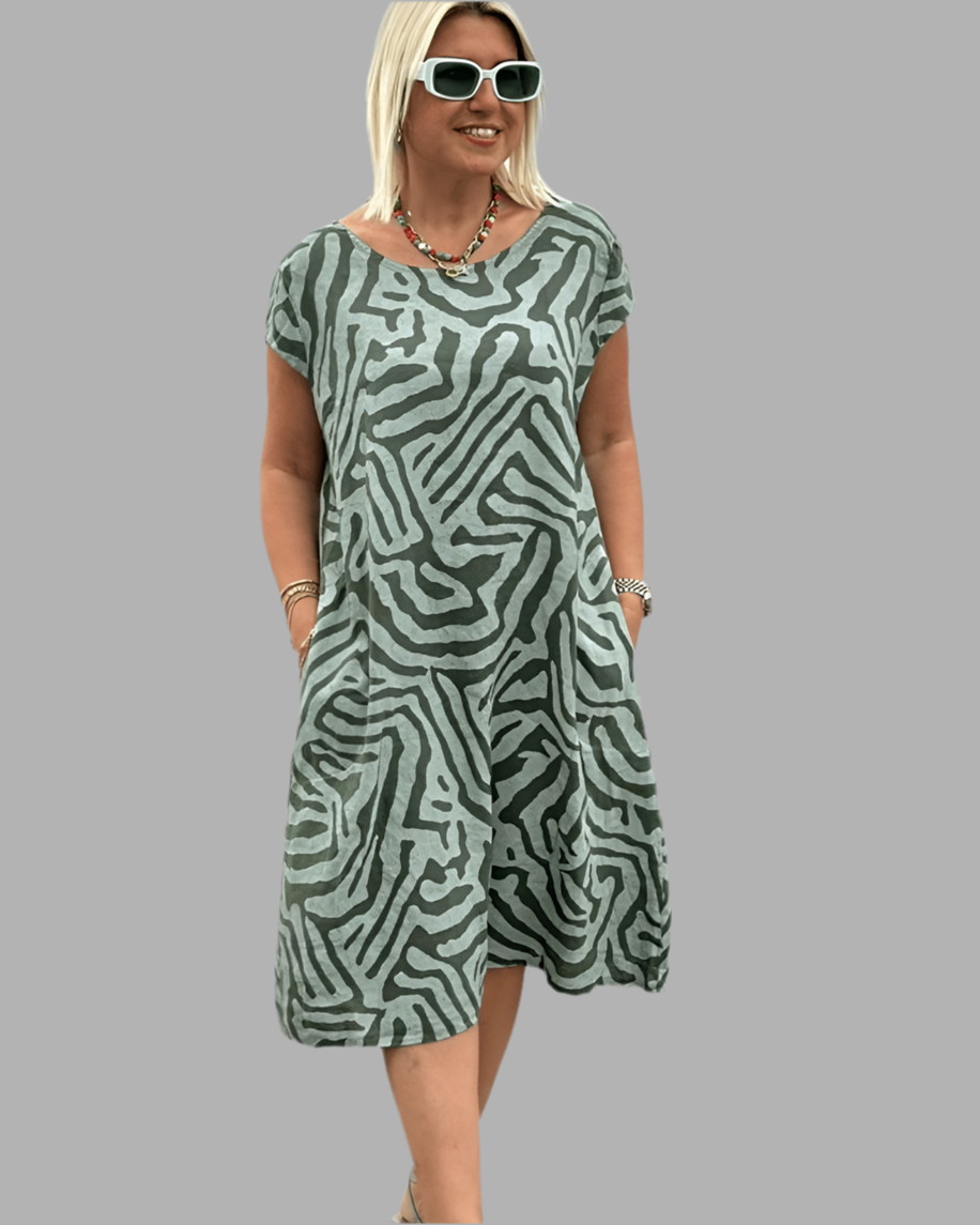 Sommer & Stil™ Sommerkjole med flot print