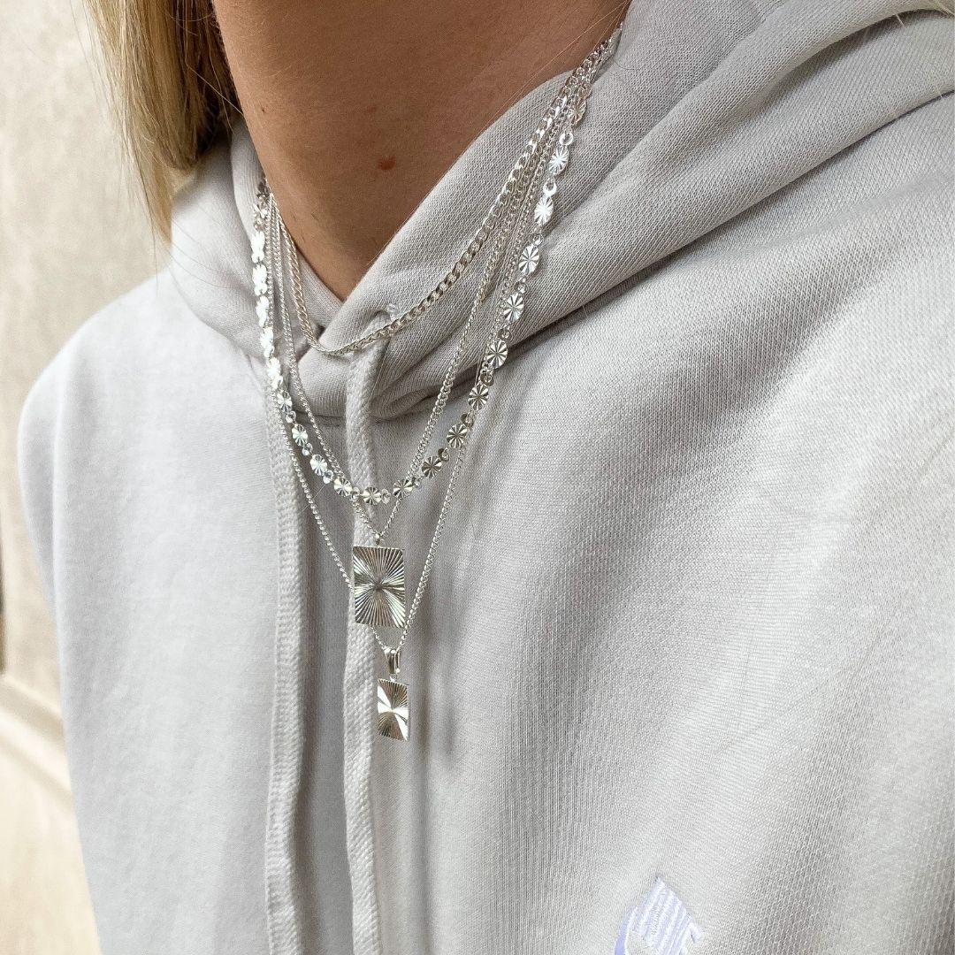 Sun Kiss Choker 925S Sølvbelagt