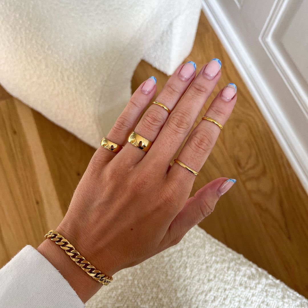 Classic Band Ring 18K Guldbelagt 2mm