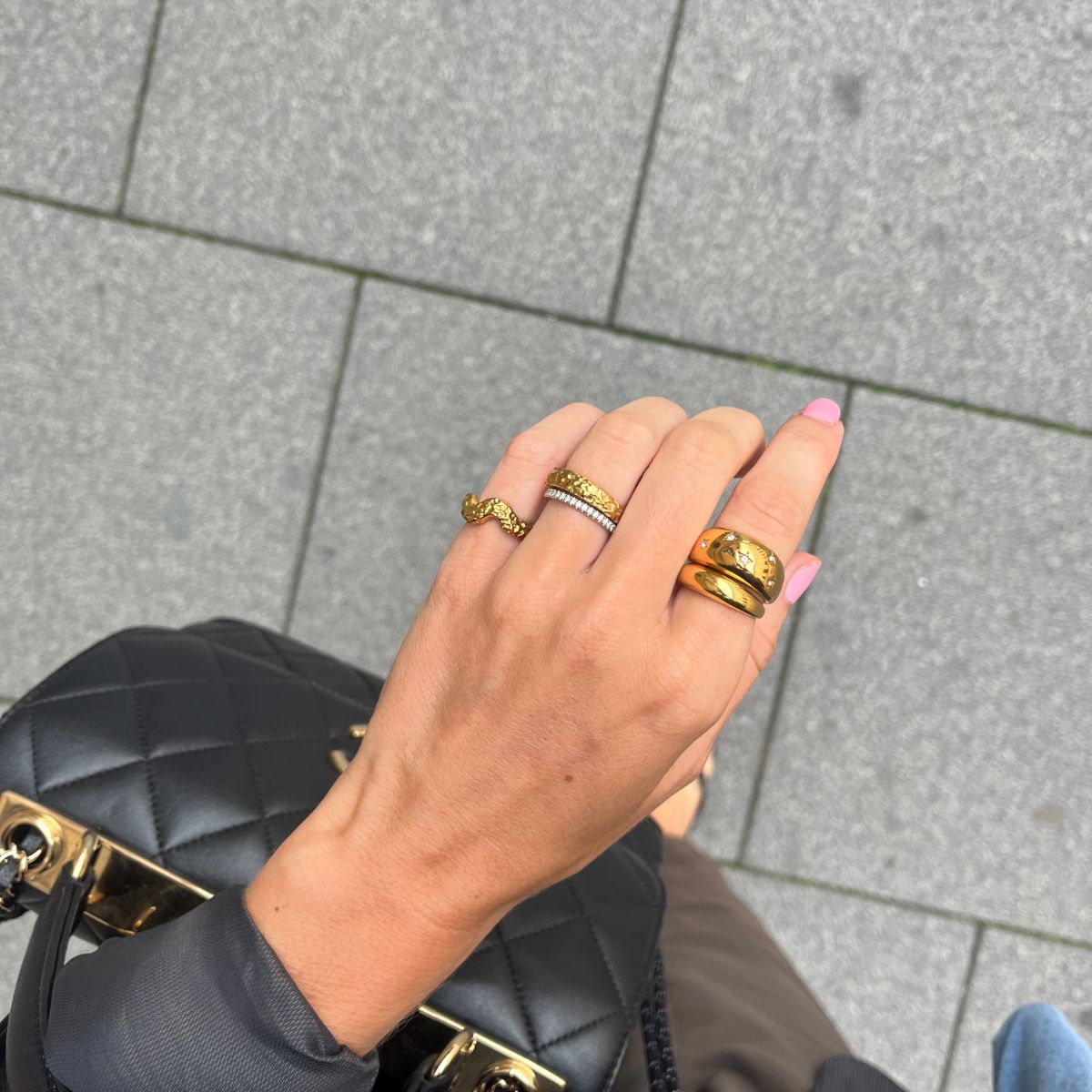 Classic Dome Ring 18K Guldbelagt