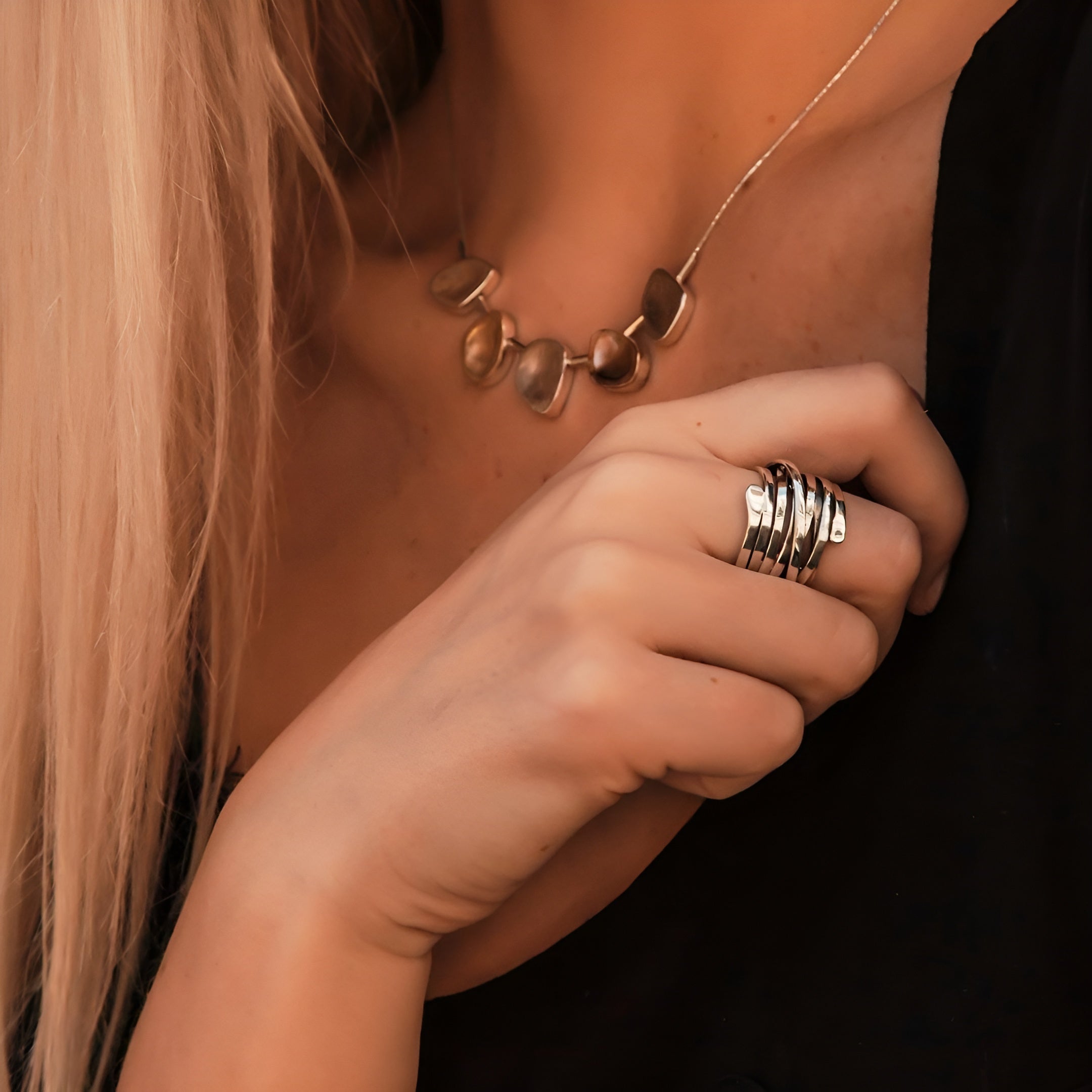 Lykke - Vintage Sølvring
