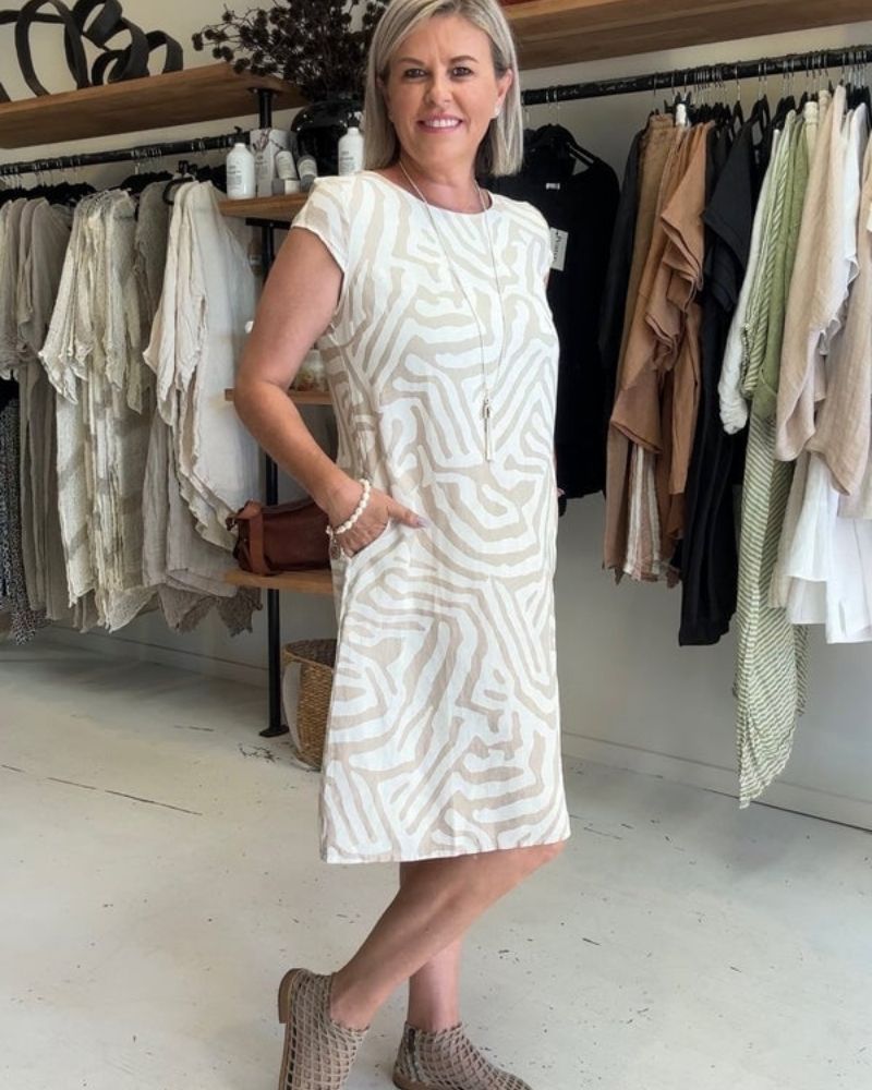 Sommer & Stil™ Sommerkjole med flot print