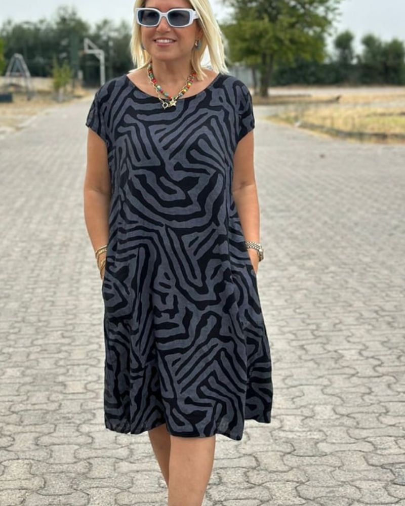 Sommer & Stil™ Sommerkjole med flot print