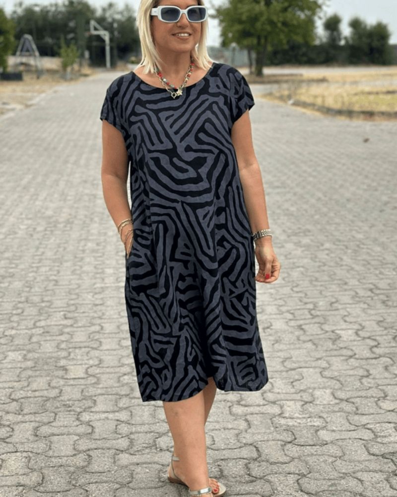 Sommer & Stil™ Sommerkjole med flot print
