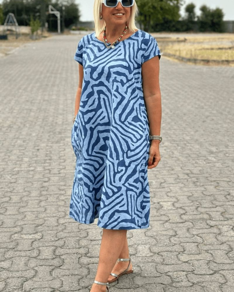 Sommer & Stil™ Sommerkjole med flot print