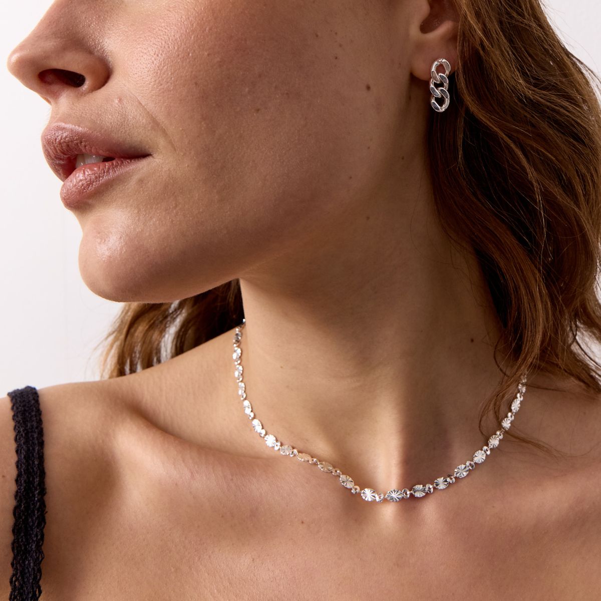 Sun Kiss Choker 925S Sølvbelagt