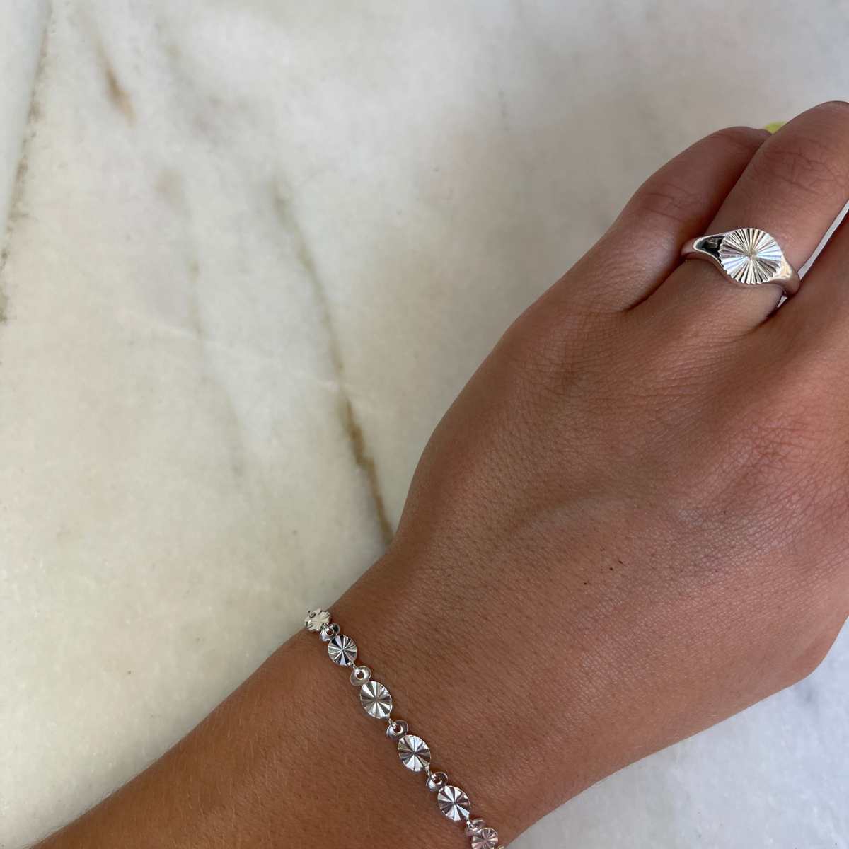 Sun Kiss Armbånd 925S Sølvbelagt