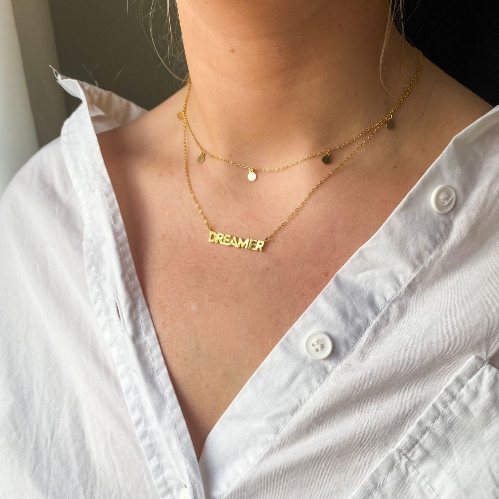 Classic Drops Halskæde 18K Guldbelagt