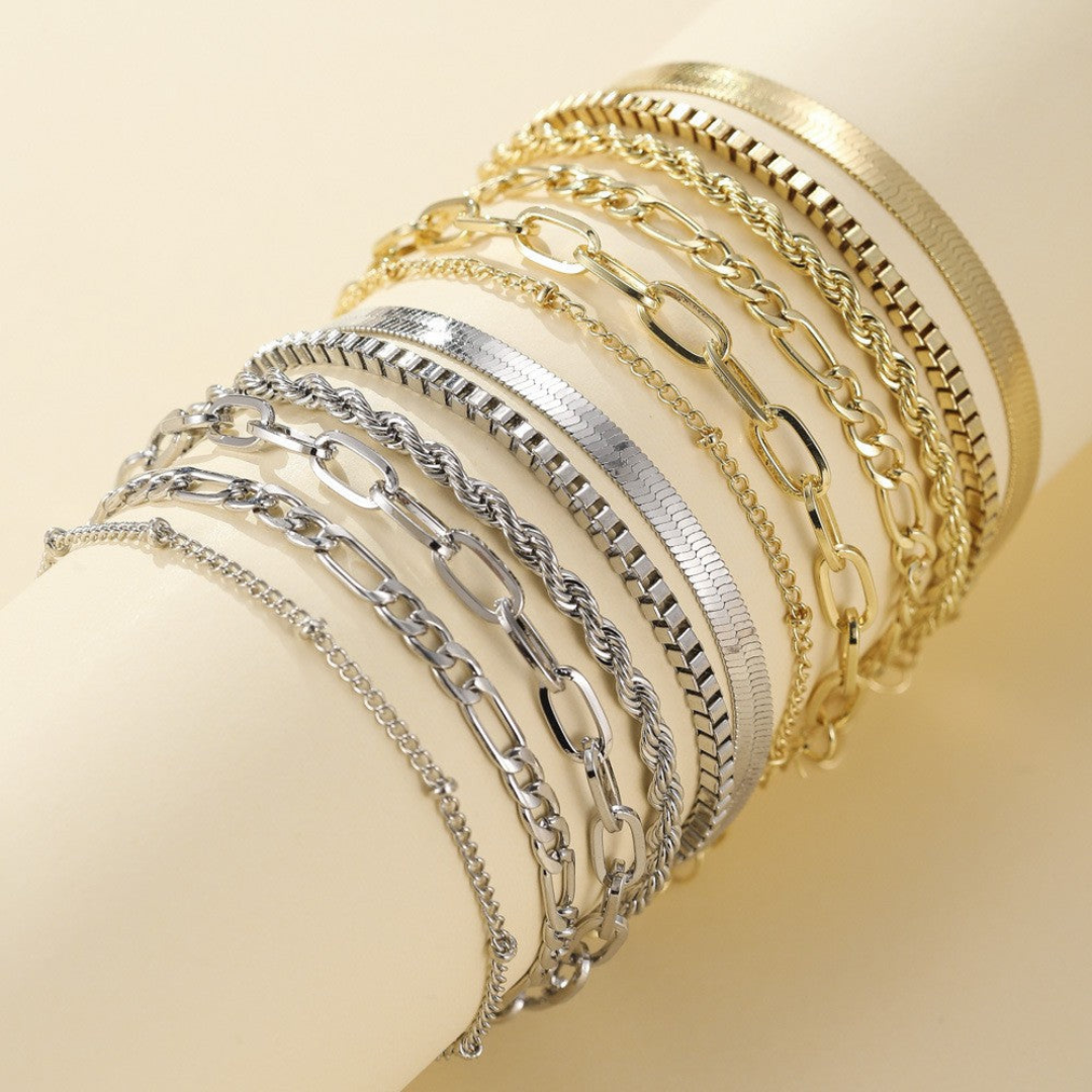 Märta - Armbåndssæt i 16k guld