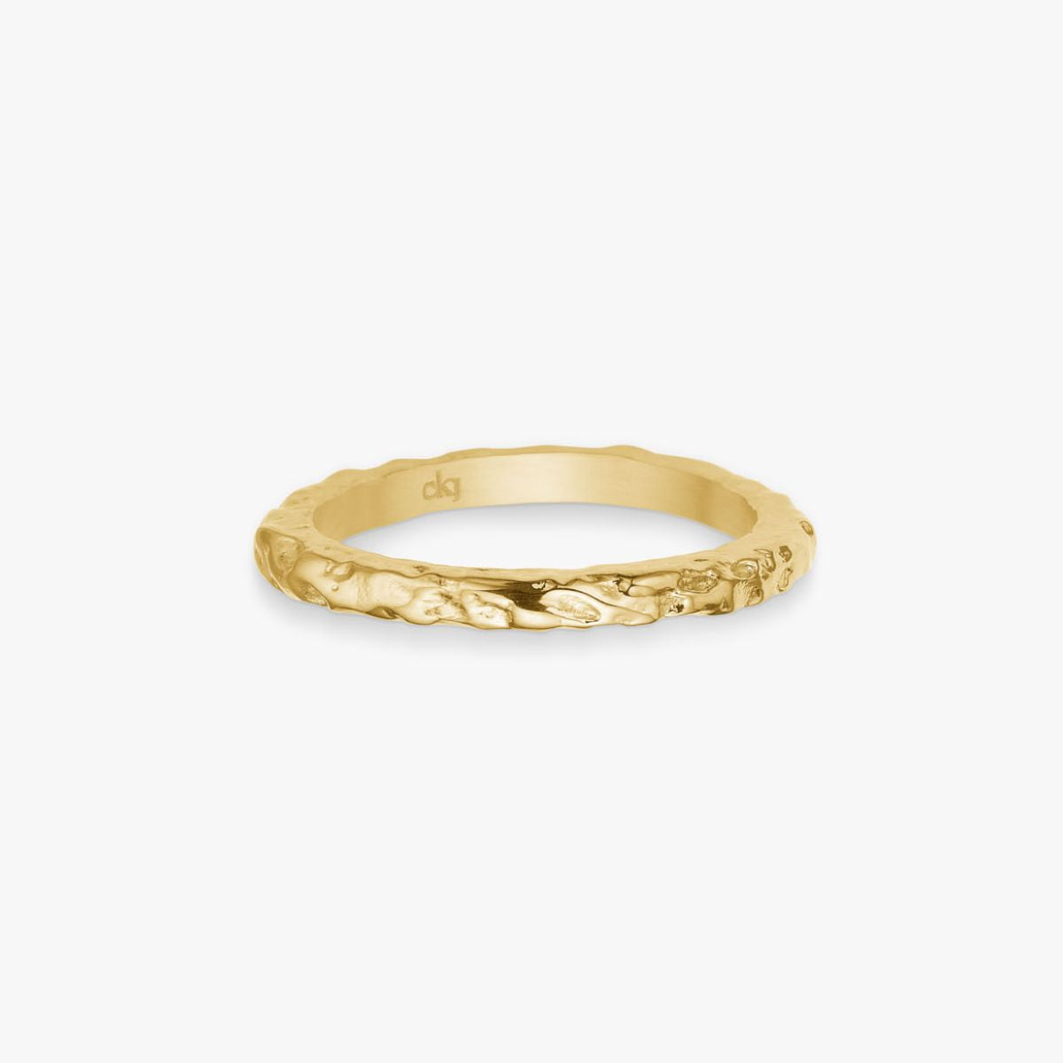 Scoria Band Ring 18K Guldbelagt 2mm