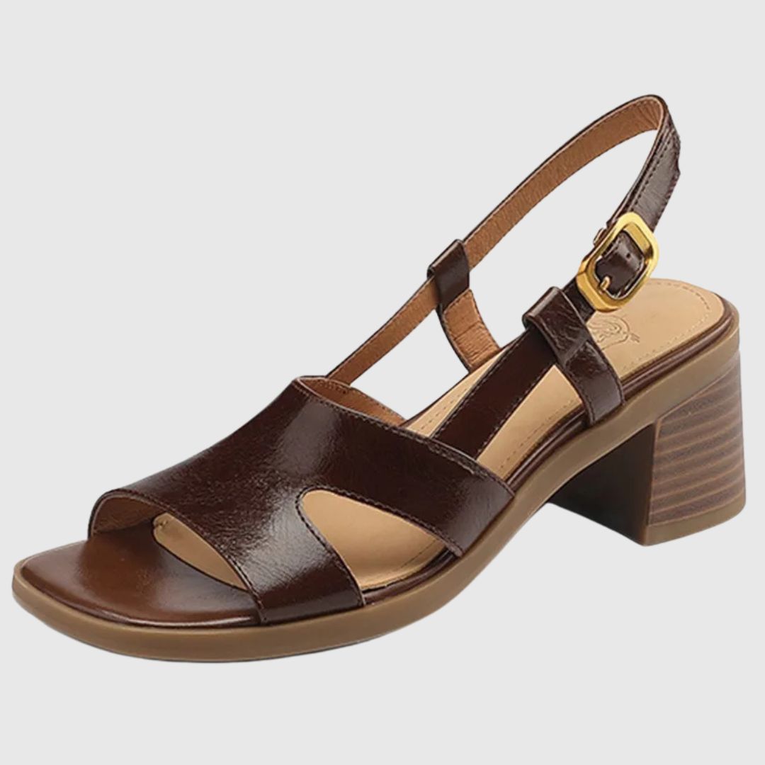 MARY JAMES™ – RETROSANDALE MED FIRKANTET SNUDE OG MODERNE ELEGANCE