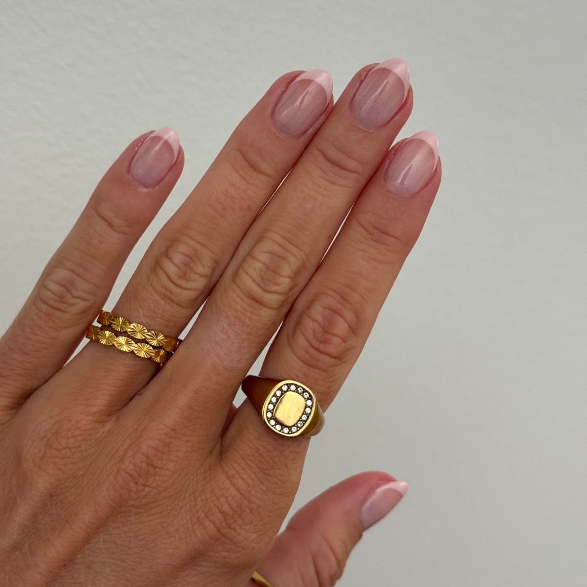 Sun Kiss Eternity Ring 18K Guldbelagt 3mm