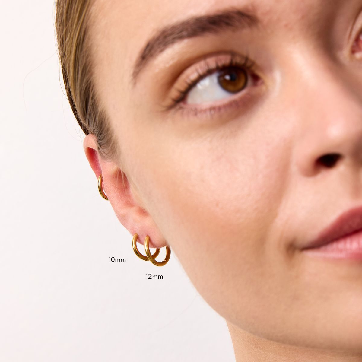 Classic Creoler 18K Guldbelagt 12mm