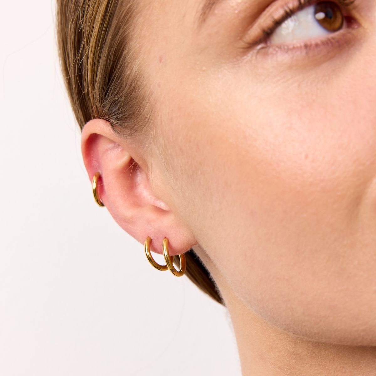 Classic Creoler 18K Guldbelagt 12mm