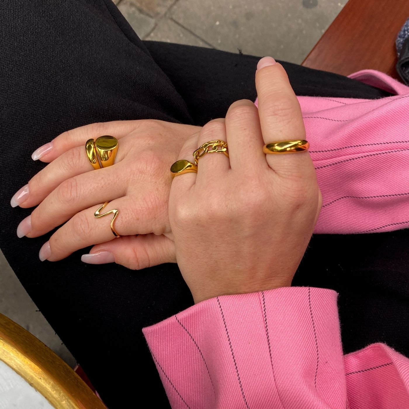 Classic Dome Ring 18K Guldbelagt