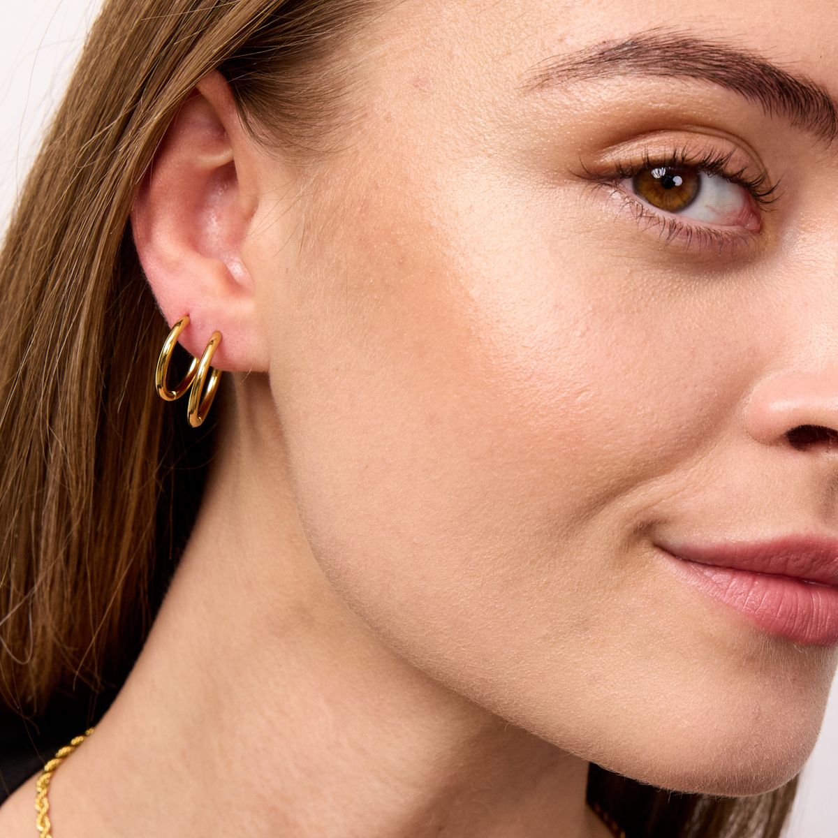 Classic Creoler 18K Guldbelagt 14mm