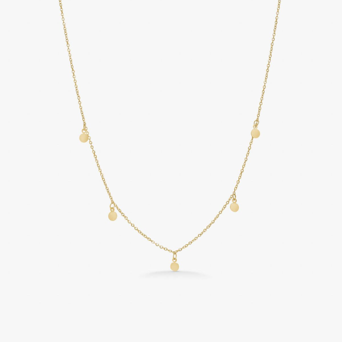 Classic Drops Halskæde 18K Guldbelagt