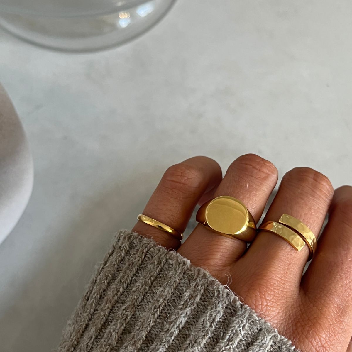 Classic Band Ring 18K Guldbelagt 2mm