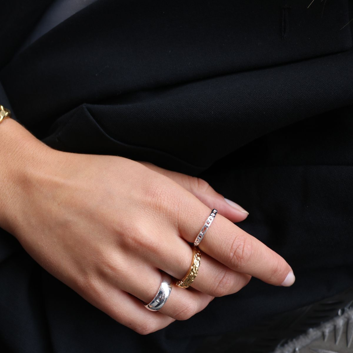 Scoria Classic Ring 18K Guldbelagt