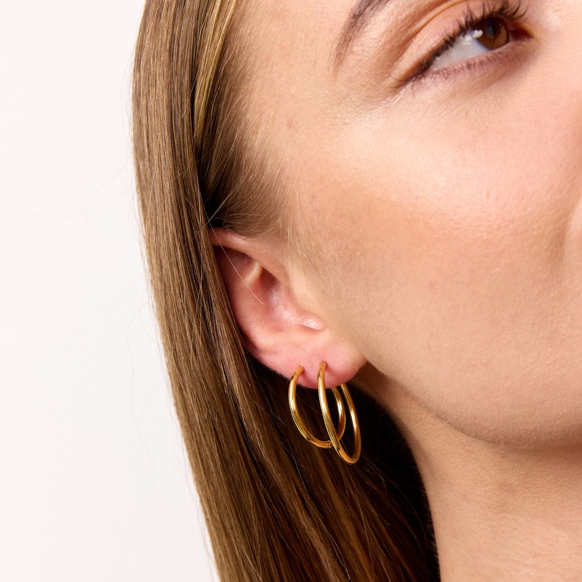 Classic Creoler 18K Guldbelagt 20mm