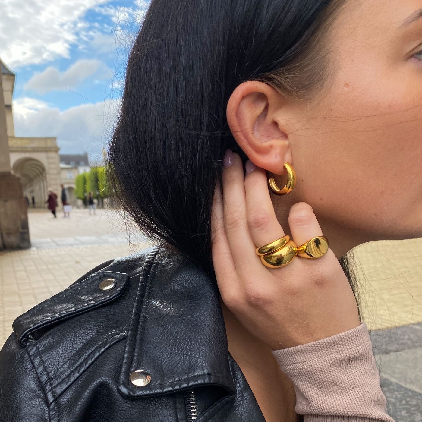 Classic Dome Ring 18K Guldbelagt
