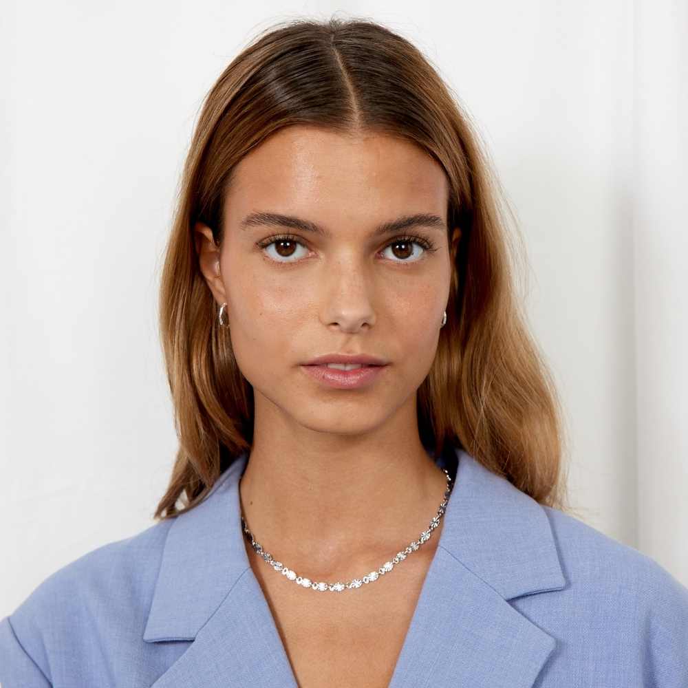 Sun Kiss Choker 925S Sølvbelagt