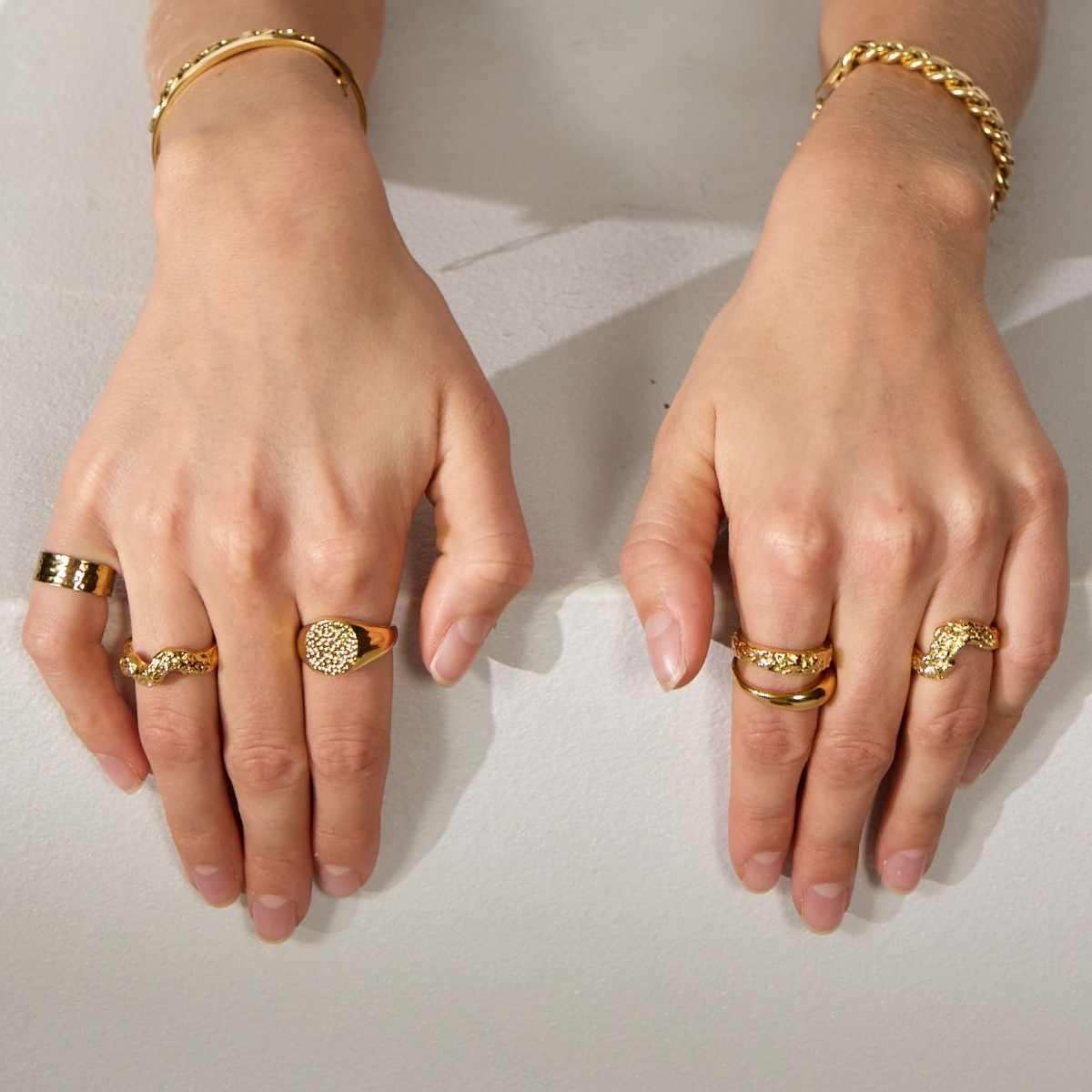 Scoria Classic Ring 18K Guldbelagt