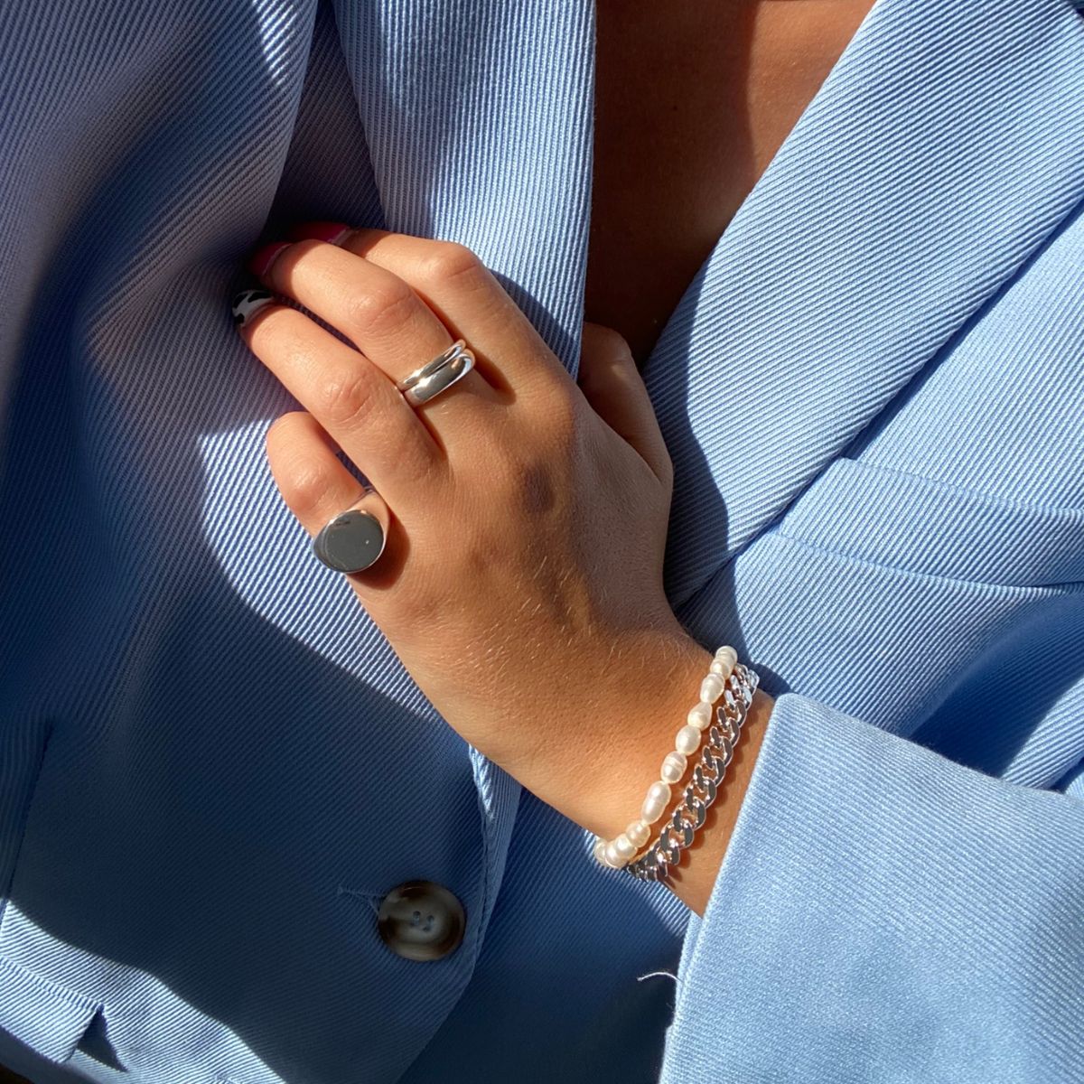 Classic Perle Armbånd 5mm
