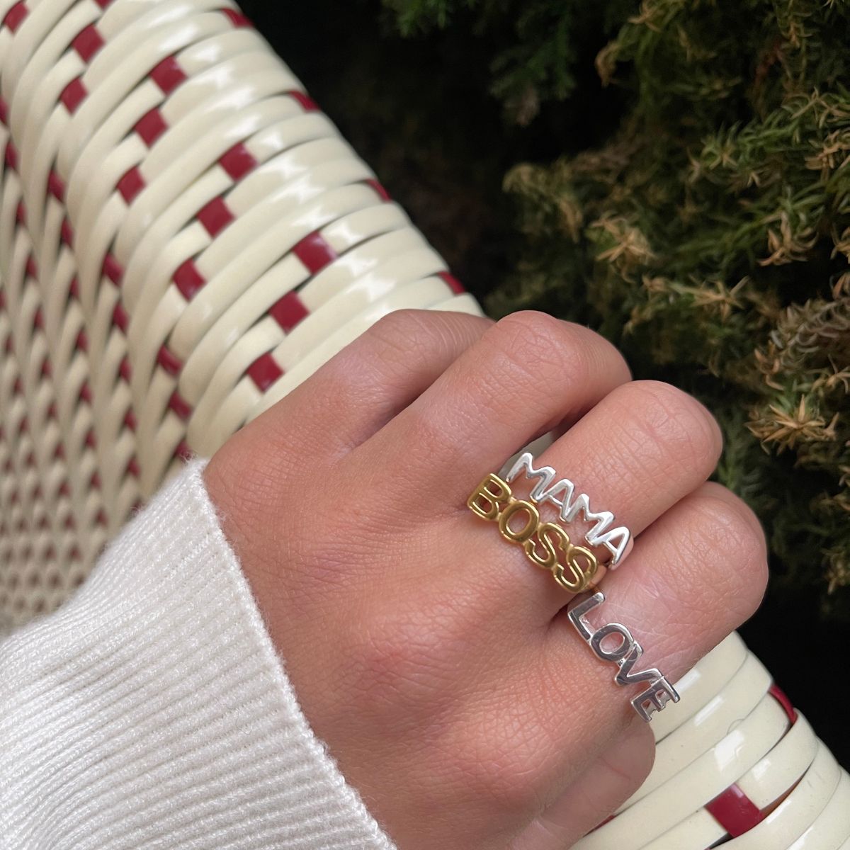 BOSS Signet Ring 18K Guldbelagt