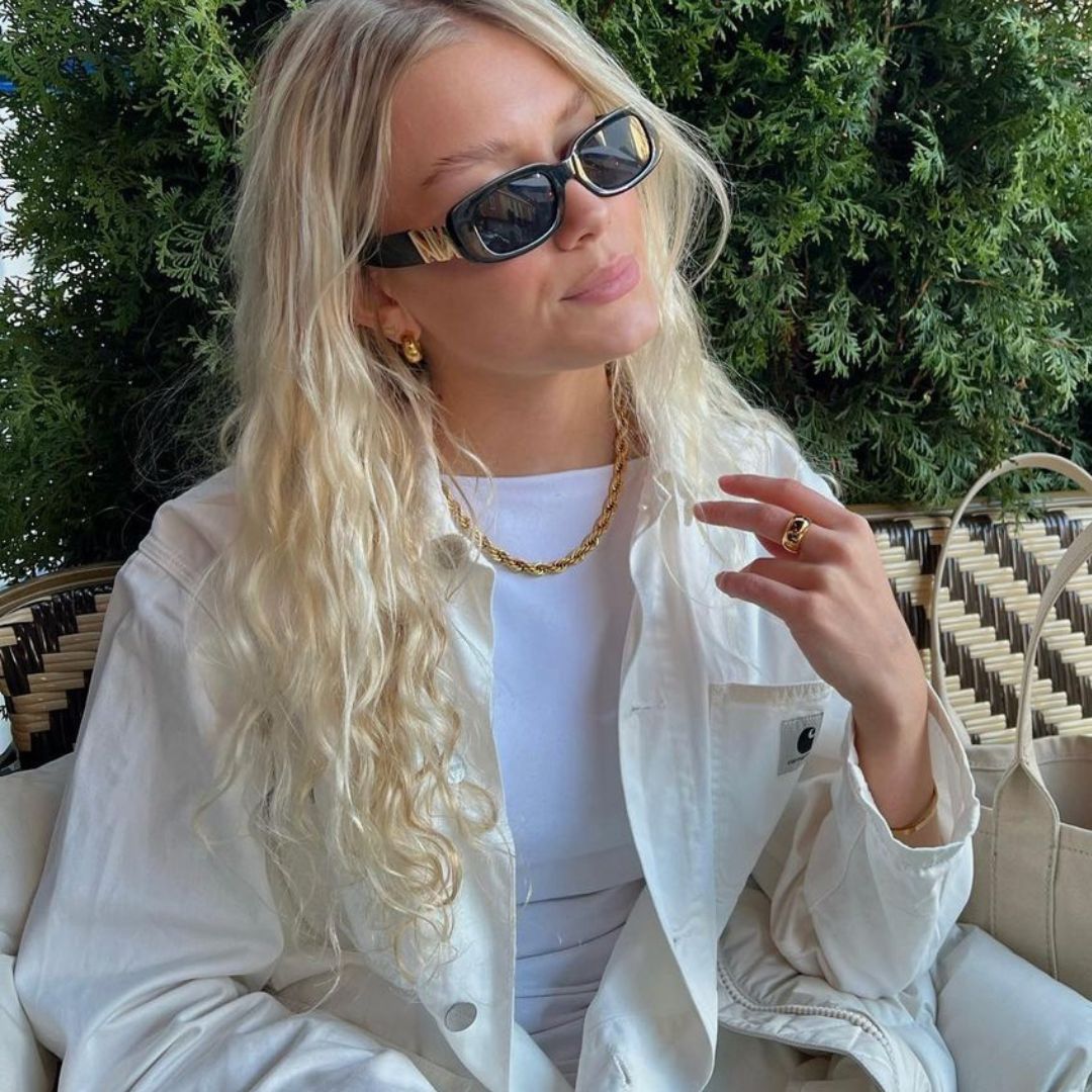 Chunky Hoops 18k Guldbelagt Lille