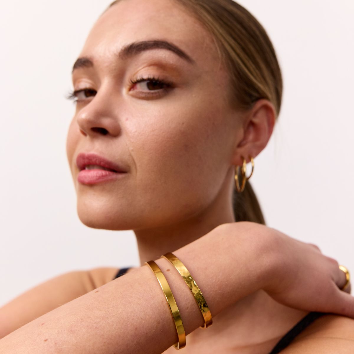 Classic Bangle 18K Guldbelagt 5mm