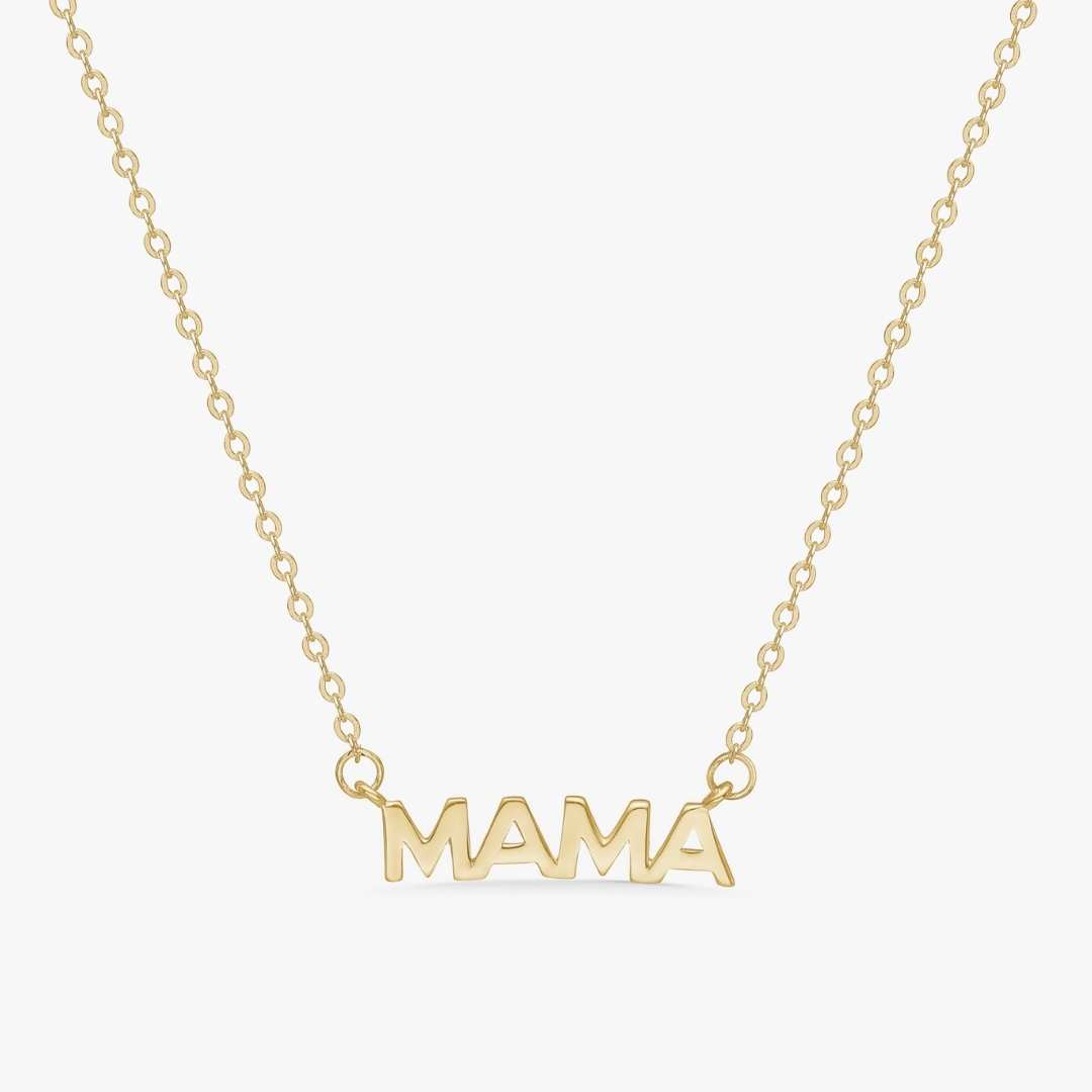 MAMA Halskæde 18K Guldbelagt