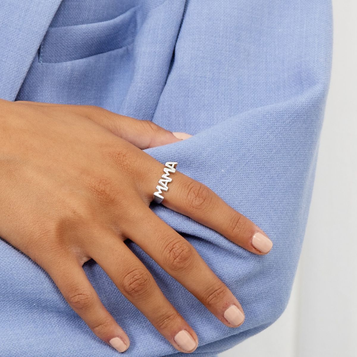 MAMA Signet Ring 925S Sølv