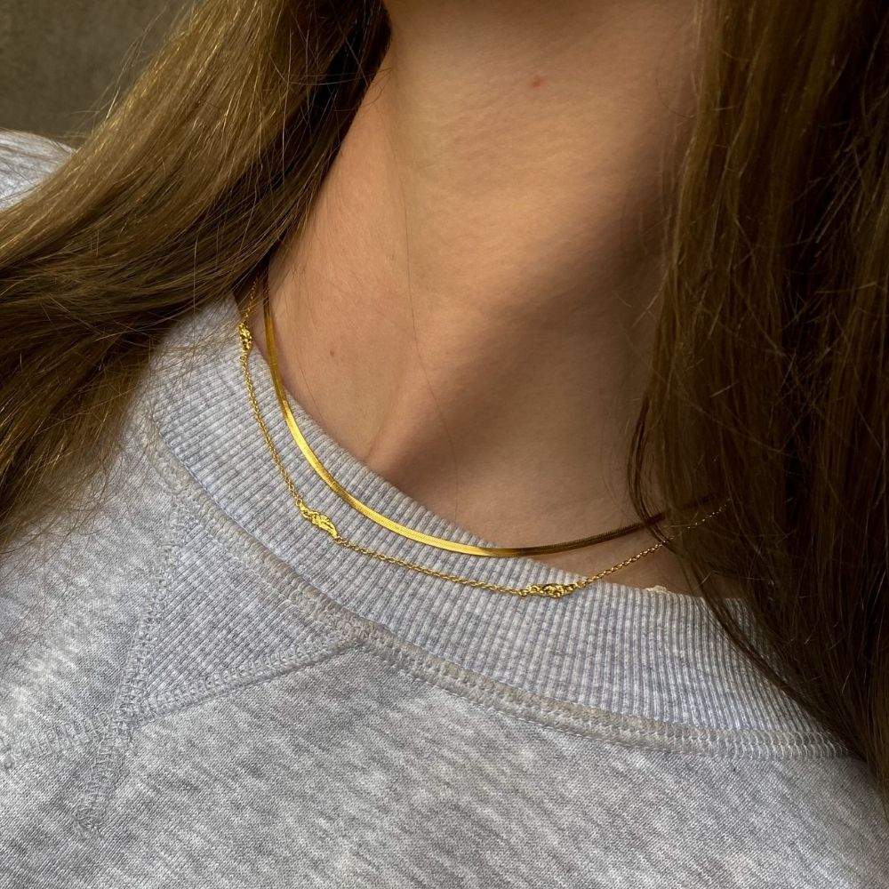 Melted Charm Halskæde 18K Guldbelagt [LIMITED EDITION]