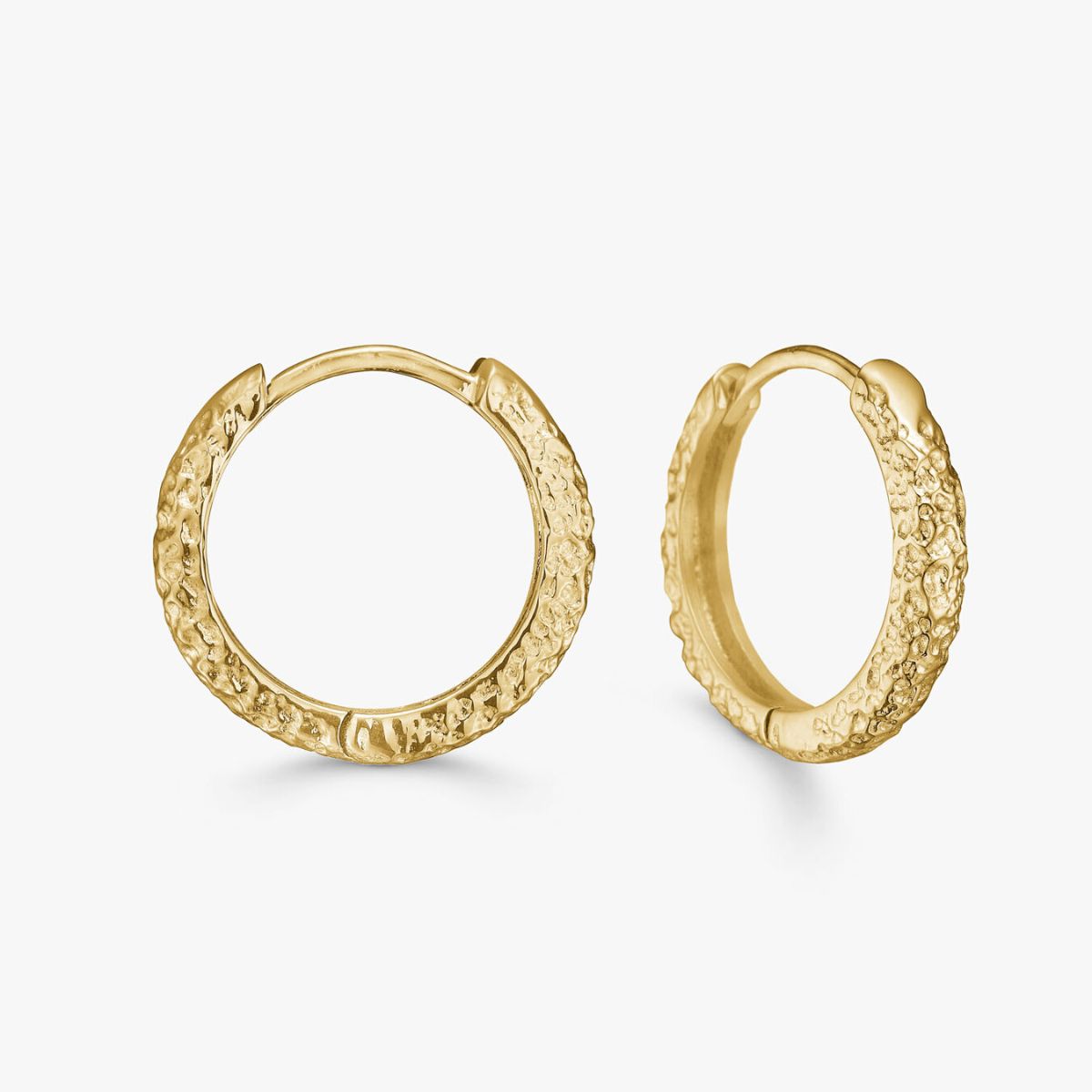 Scoria Creoler 18K Guldbelagt 16mm