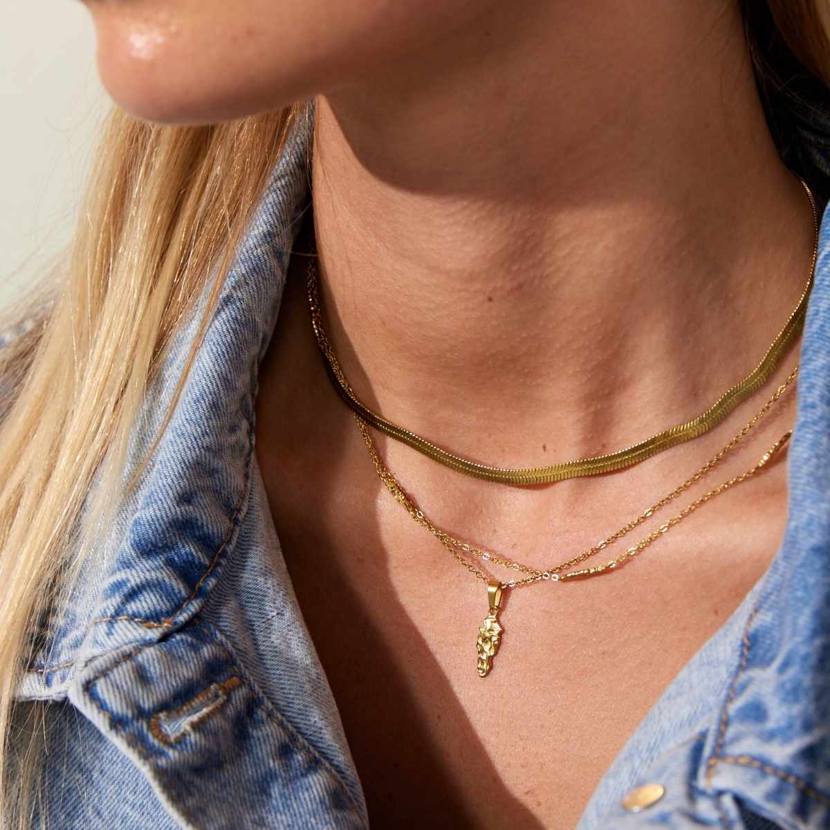 Melted Charm Halskæde 18K Guldbelagt [LIMITED EDITION]