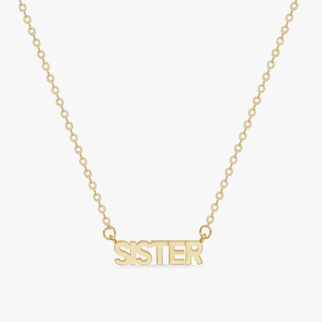 SISTER Halskæde 18K Guldbelagt