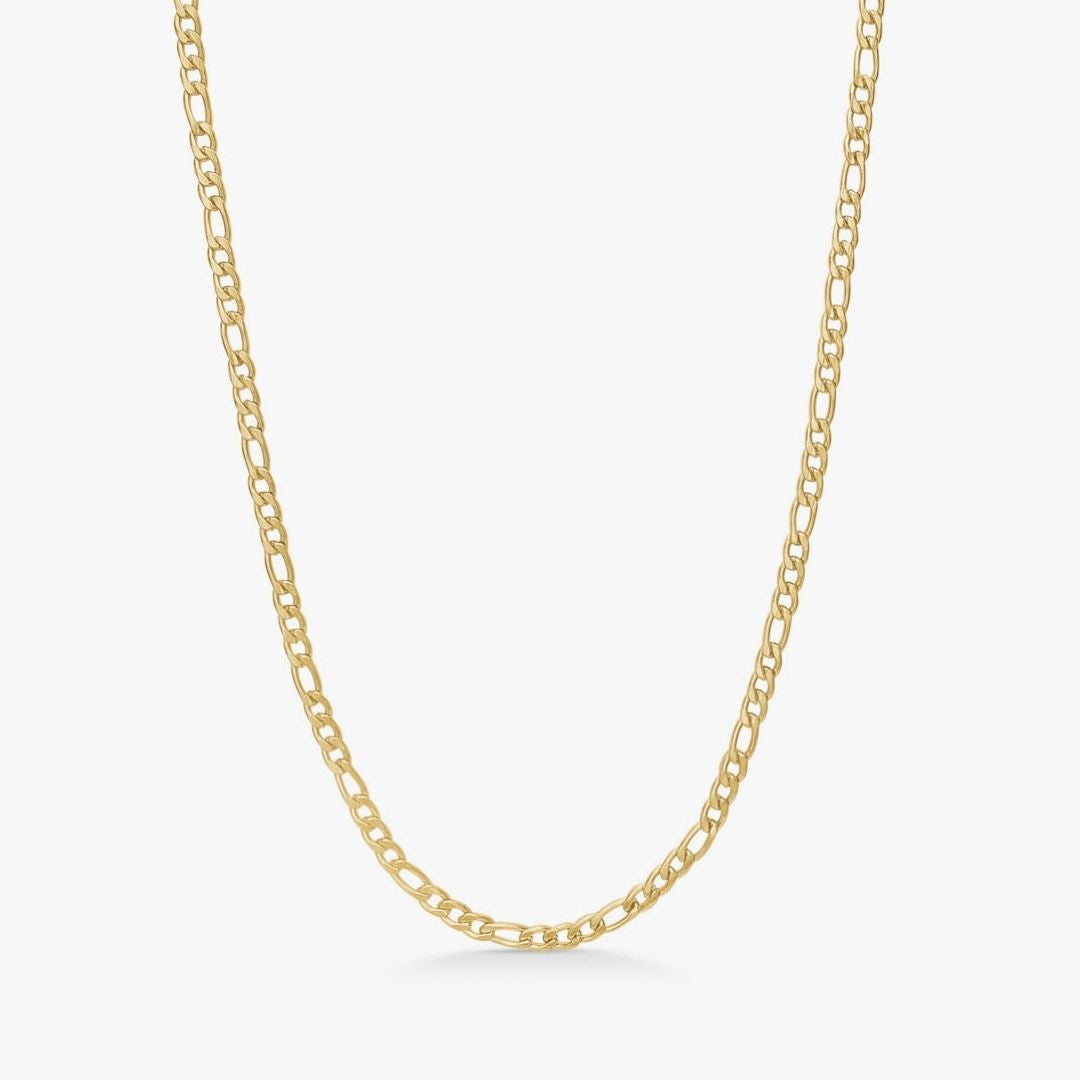 Figaro Choker 18K Guldbelagt 3mm