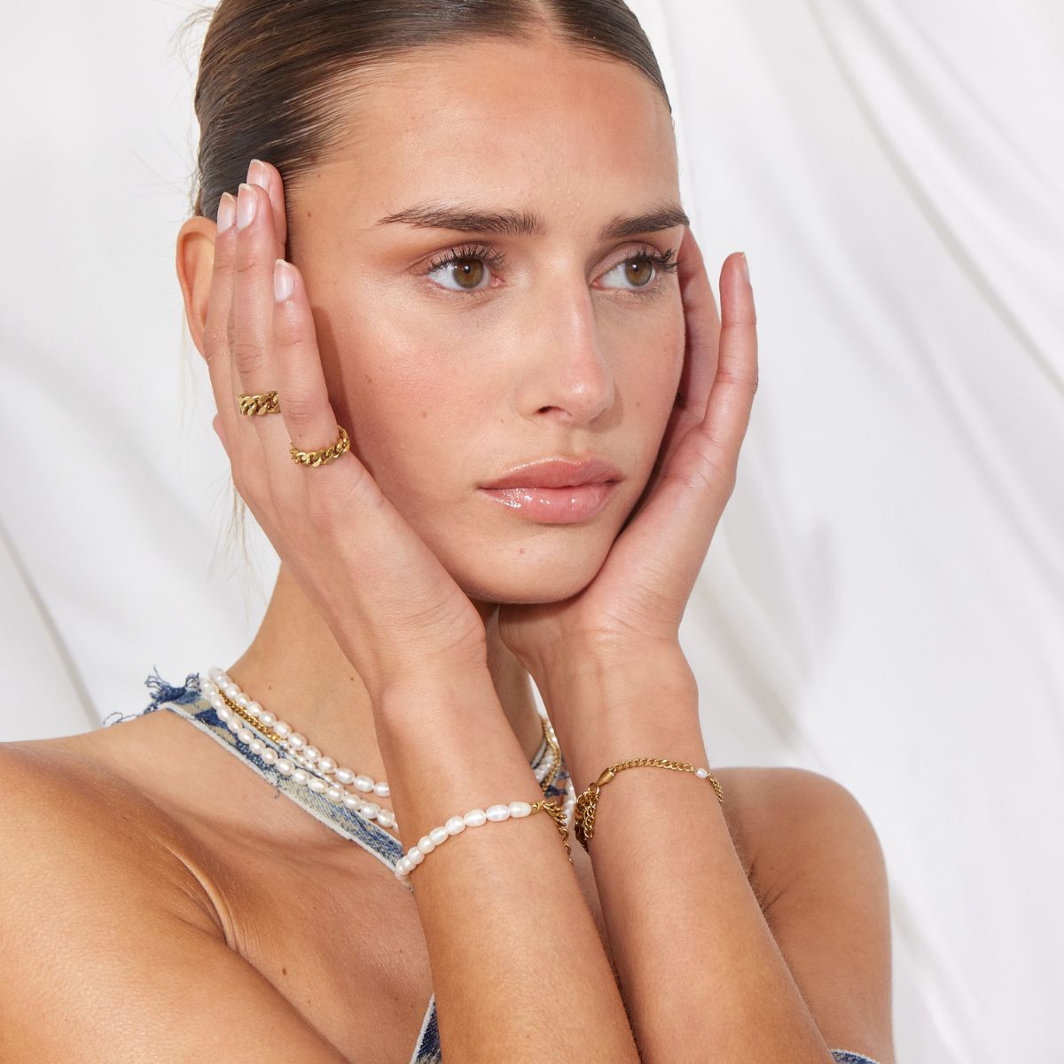 Classic Perle Armbånd 5mm