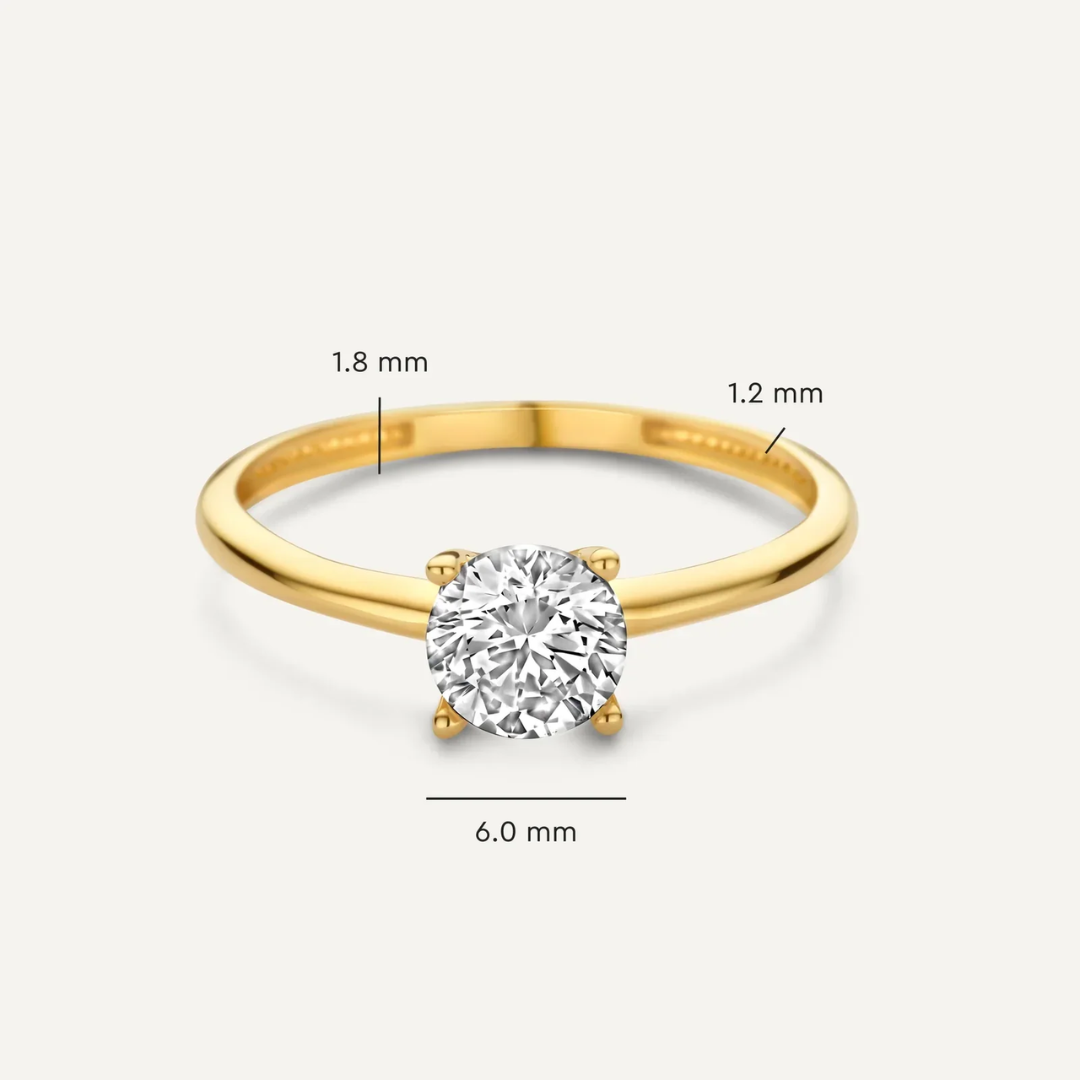 Aino - El Playa-ring i 18k Guld