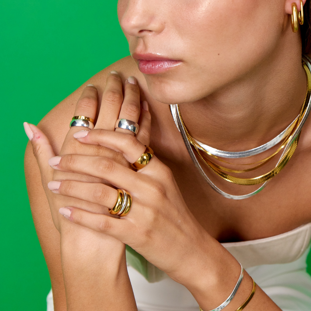 Classic Band Ring 18K Guldbelagt 2mm