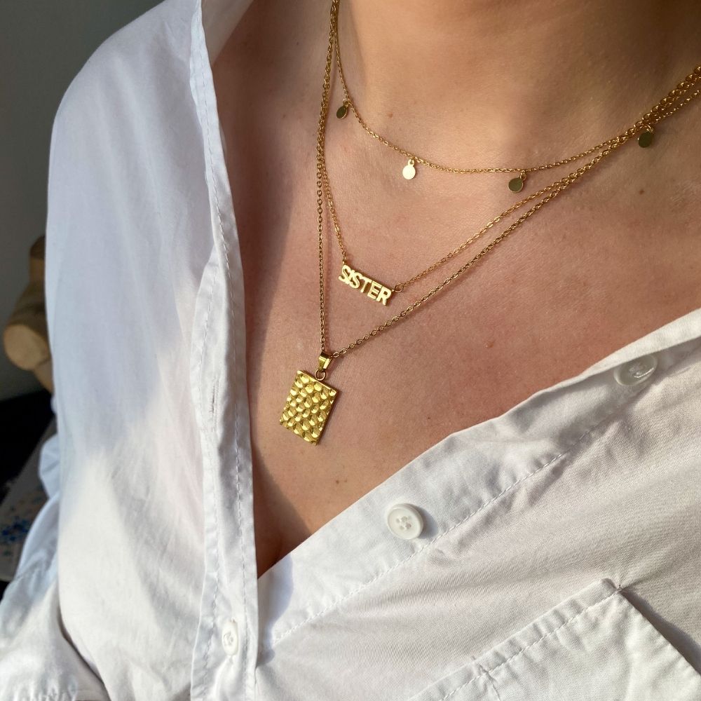 Classic Drops Halskæde 18K Guldbelagt