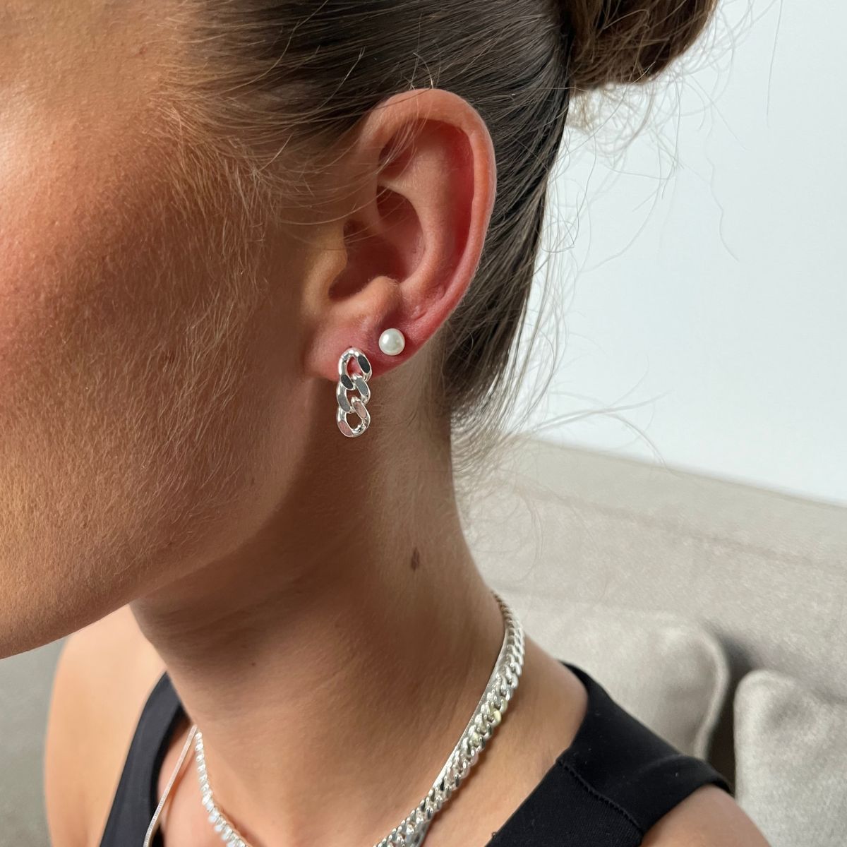 Classic Perle Stud Øreringe 5mm
