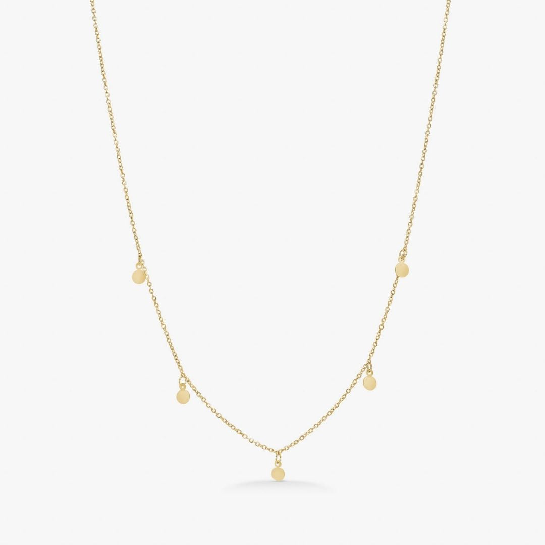 Classic Drops Halskæde 18K Guldbelagt