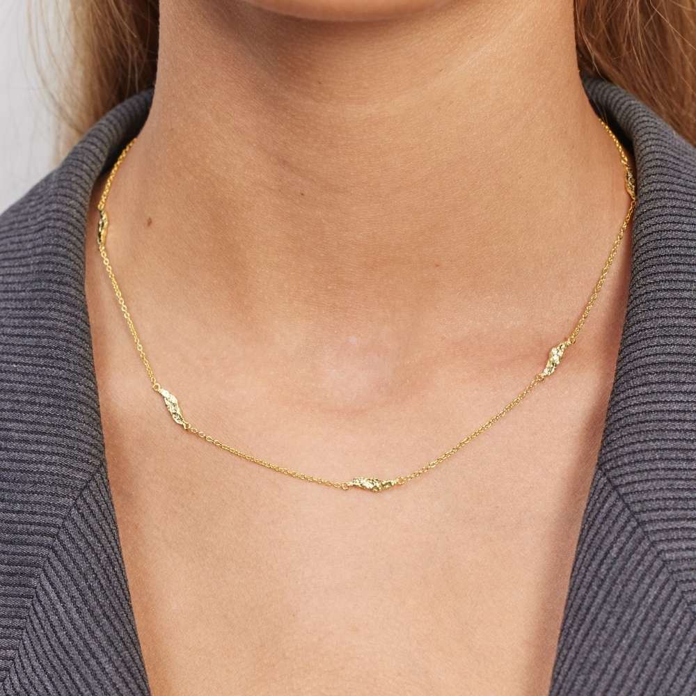 Melted Charm Halskæde 18K Guldbelagt [LIMITED EDITION]