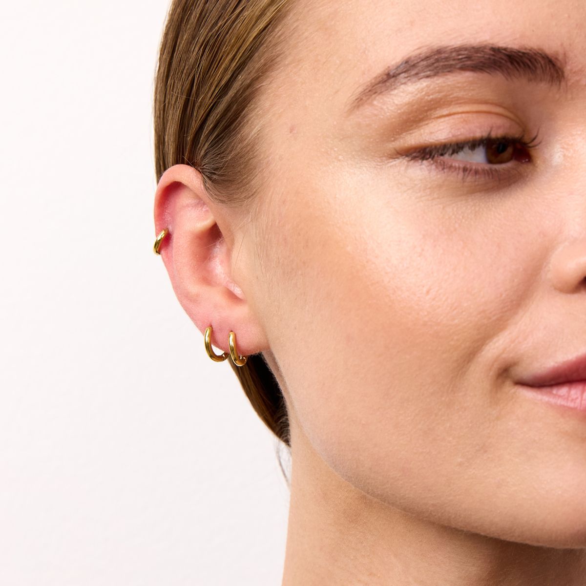 Classic Creoler Helix 18K Guldbelagt 8mm